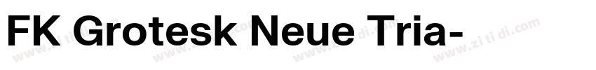FK Grotesk Neue Tria字体转换 FK Grotesk Neue Tria字体转换